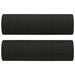 Set de canapele cu perne, 3 piese, negru, textil - WALTI WALTI