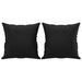 Set de canapele cu perne, 4 piese, negru, piele ecologică - WALTI WALTI
