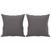 Set de canapele cu perne, 4 piese, gri, piele ecologică - WALTI WALTI