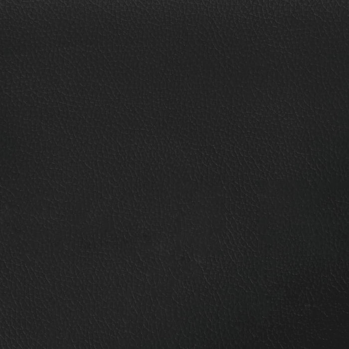 Set de canapele cu perne, 2 piese, negru, piele ecologică - WALTI WALTI