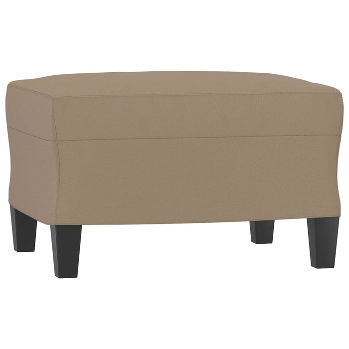 Set de canapele cu perne, 4 piese, cappuccino, piele ecologică - WALTI WALTI