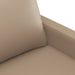 Set de canapele cu perne, 4 piese, cappuccino, piele ecologică - WALTI WALTI