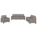 Set de canapea cu perne, 3 piese, gri taupe, material textil - WALTI WALTI