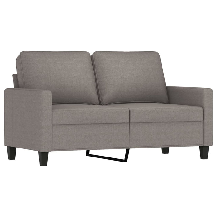 Set de canapea cu perne, 3 piese, gri taupe, material textil - WALTI WALTI