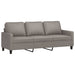 Set de canapea cu perne, 3 piese, gri taupe, material textil - WALTI WALTI
