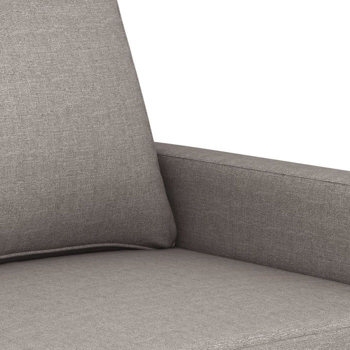 Set de canapea cu perne, 3 piese, gri taupe, material textil - WALTI WALTI