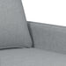 Set de canapele cu perne, 4 piese, gri deschis, textil - WALTI WALTI
