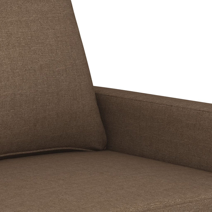 Set de canapele cu perne, 4 piese, maro, textil - WALTI WALTI