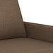 Set de canapele cu perne, 4 piese, maro, textil - WALTI WALTI