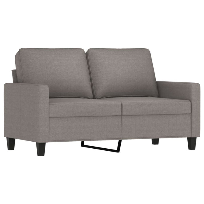 Set de canapea cu perne, 4 piese, gri taupe, material textil - WALTI WALTI