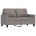 Set de canapea cu perne, 4 piese, gri taupe, material textil - WALTI WALTI