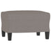 Set de canapea cu perne, 4 piese, gri taupe, material textil - WALTI WALTI