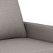 Set de canapea cu perne, 4 piese, gri taupe, material textil - WALTI WALTI