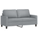 Set de canapele cu perne, 3 piese, gri deschis, textil - WALTI WALTI