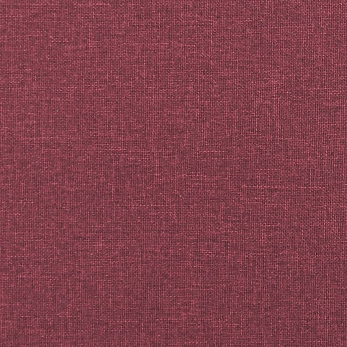 Set canapea cu perne, 2 piese, roșu vin, material textil WALTI