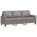 Set de canapea cu perne, 2 piese, gri taupe, material textil - WALTI WALTI