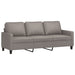 Set de canapea cu perne, 3 piese, gri taupe, material textil - WALTI WALTI