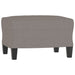 Set de canapea cu perne, 3 piese, gri taupe, material textil - WALTI WALTI