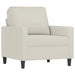 Set de canapele cu perne, 4 piese, crem, catifea - WALTI WALTI