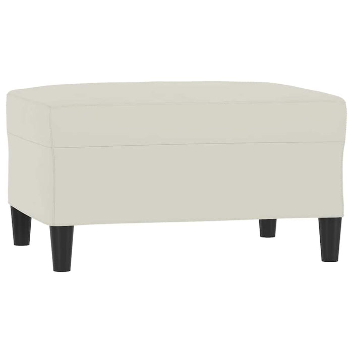 Set de canapele cu perne, 4 piese, crem, catifea - WALTI WALTI