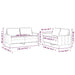Set de canapele cu perne, 2 piese, galben, catifea - WALTI WALTI
