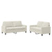 Set de canapele cu perne, 2 piese, crem, catifea - WALTI WALTI