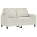 Set de canapele cu perne, 2 piese, crem, catifea - WALTI WALTI