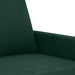 Set de canapele cu perne, 3 piese, verde închis, catifea - WALTI WALTI