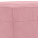 Set de canapele cu perne, 3 piese, roz, catifea - WALTI WALTI