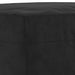 Set de canapele cu perne, 3 piese, negru, catifea - WALTI WALTI