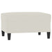 Set de canapele cu perne, 3 piese, crem, catifea - WALTI WALTI