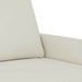 Set de canapele cu perne, 3 piese, crem, catifea - WALTI WALTI