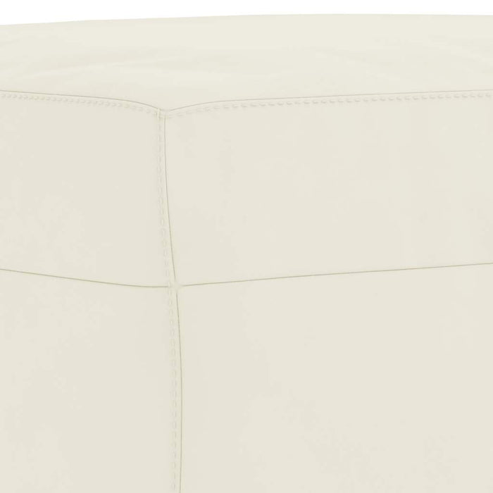 Set de canapele cu perne, 3 piese, crem, catifea - WALTI WALTI