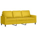 Set de canapele cu perne, 2 piese, galben, catifea - WALTI WALTI