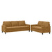 Set de canapele cu perne, 2 piese, maro, catifea - WALTI WALTI