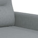 Set de canapele cu perne, 4 piese, gri deschis, textil - WALTI WALTI