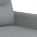Set de canapele cu perne, 4 piese, gri deschis, material textil - WALTI WALTI