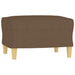 Set de canapele cu perne, 4 piese, maro, textil - WALTI WALTI