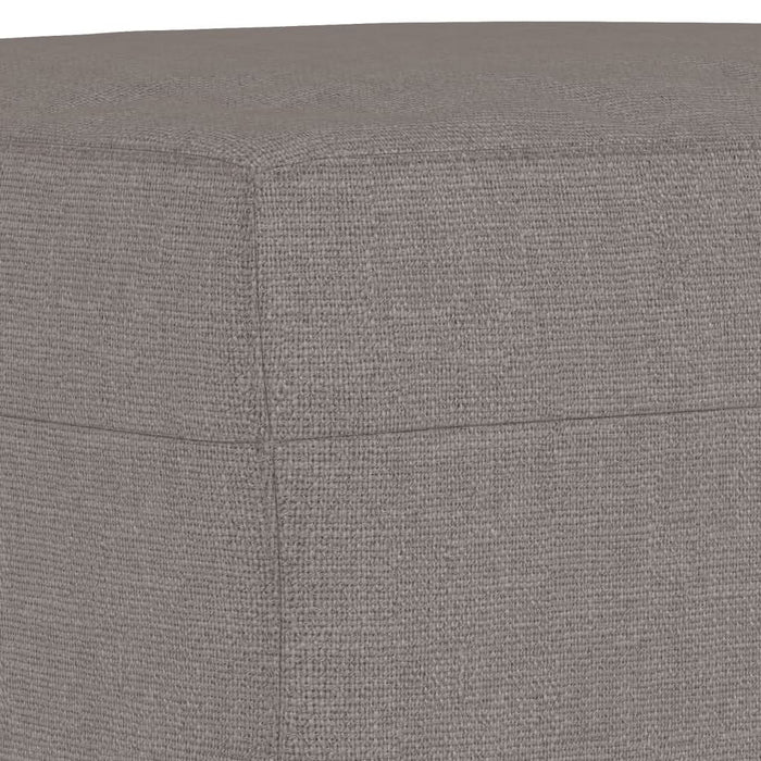 Set de canapea cu perne, 3 piese, gri taupe, material textil - WALTI WALTI