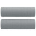Set de canapele cu perne, 2 piese, gri deschis, material textil - WALTI WALTI