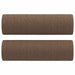 Set de canapele cu perne, 2 piese, maro, textil - WALTI WALTI
