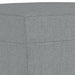 Set de canapele cu perne, 3 piese, gri deschis, textil - WALTI WALTI