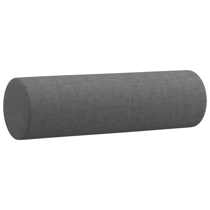 Set de canapele cu perne, 3 piese, gri închis, textil - WALTI WALTI