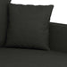 Set de canapele cu perne, 2 piese, negru, textil - WALTI WALTI