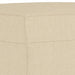 Set de canapele cu perne, 3 piese, crem, textil - WALTI WALTI