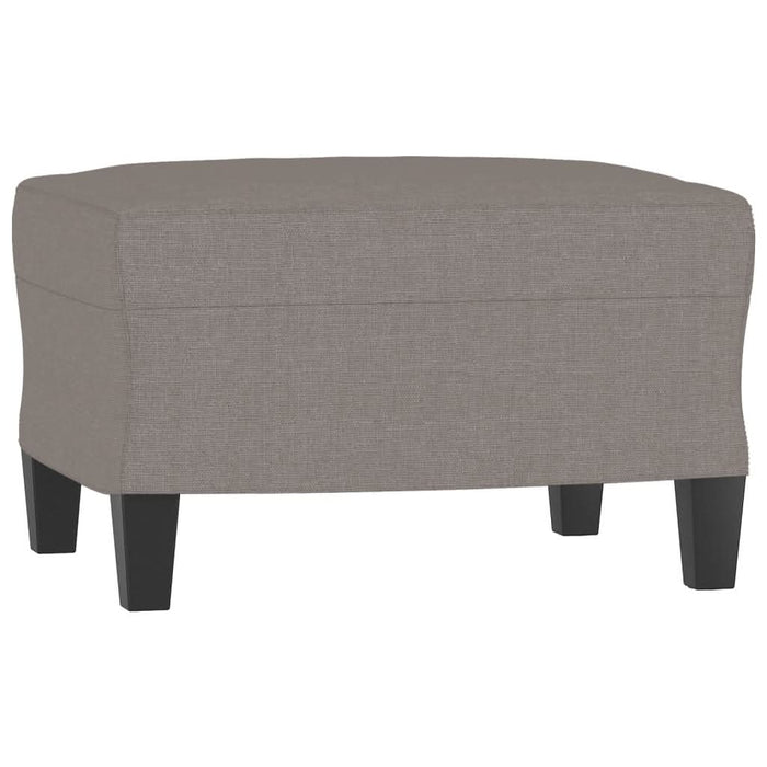 Set de canapea cu perne, 3 piese, gri taupe, material textil - WALTI WALTI