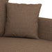 Set de canapele cu perne, 2 piese, maro, textil - WALTI WALTI