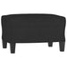 Set de canapele cu perne, 3 piese, negru, textil - WALTI WALTI