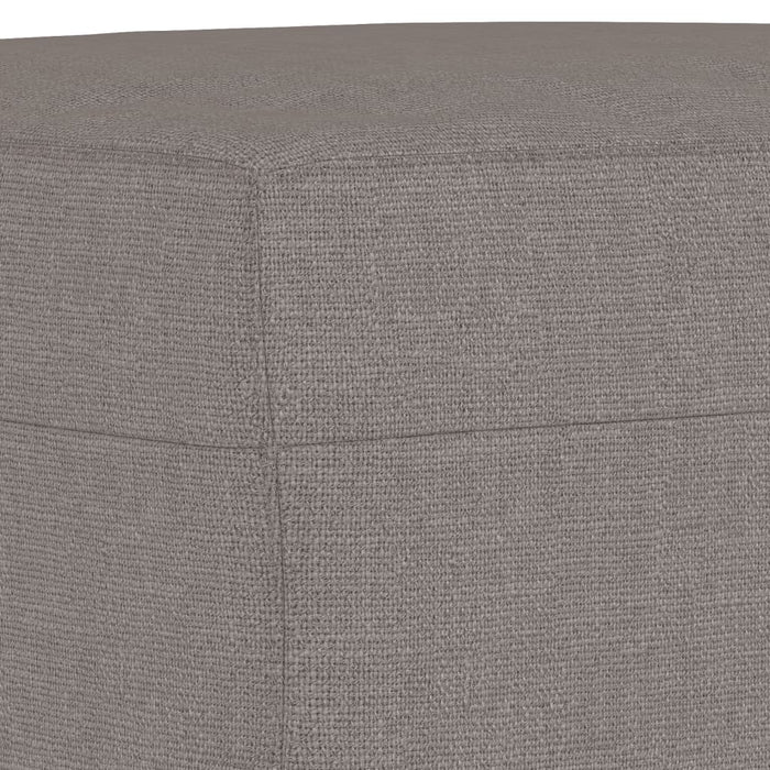 Set de canapea cu perne, 3 piese, gri taupe, material textil - WALTI WALTI
