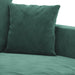 Set de canapele cu perne, 3 piese, verde închis, catifea - WALTI WALTI
